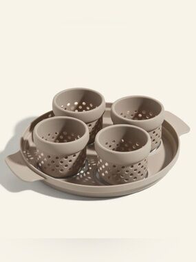 OUR PLACE Egg Poacher Set in “Steam”